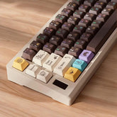 Donut Keycaps | Five-Sided Sublimation Cherry Profile Keycap Set | PBT Material | Keycaps For MX Switch | GMk Clone Artisan Keycap Set